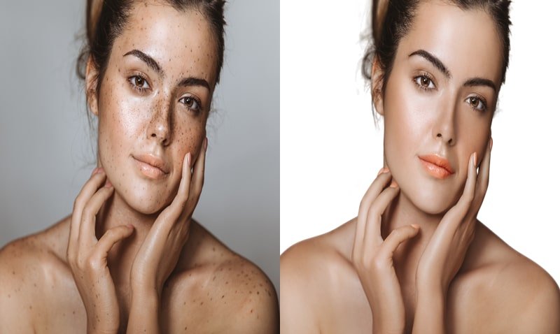 Headshot Retouching Service Before And After Image