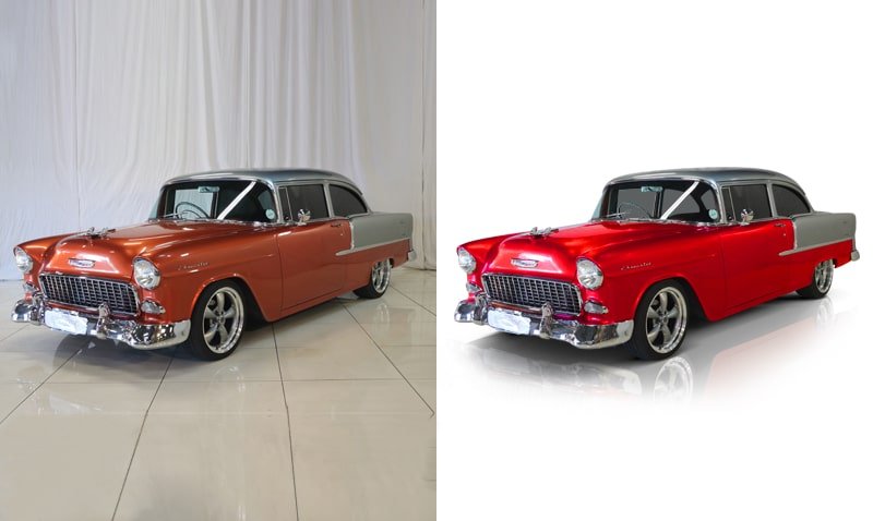 Vehicles Photo Color Change Before And After Image